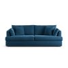 Habitat Holmfirth Velvet 4 Seater Sofa - Ink Blue