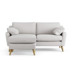 Habitat Ivor Left Hand Corner Sofa - Natural - Ash Leg