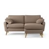 Habitat Ivor Right Hand Corner Sofa - Biscuit - Ash Leg
