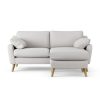 Habitat Ivor Right Hand Corner Sofa - Natural - Ash Leg