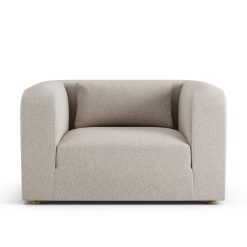 Habitat Lars Fabric Cuddle Chair - Natural