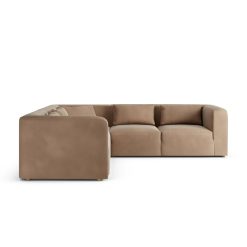 Habitat Lars Reversible Corner Sofa - Latte - Ash Leg