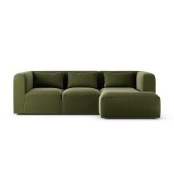 Habitat Lars Right Hand Corner Sofa - Moss Green - Ash Leg