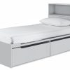 Habitat Lloyd Storage Cabin Bed with Headboard - Grey