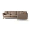 Habitat Lomond Right Hand Corner Sofa - Biscuit - Ash Leg