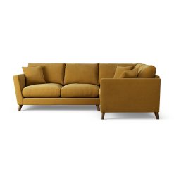 Habitat Lomond Right Hand Corner Sofa - Gold - Dark Leg
