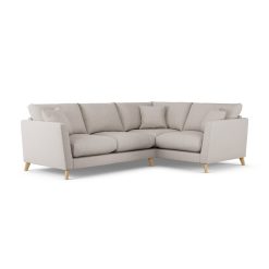 Habitat Lomond Right Hand Corner Sofa - Stone - Ash Leg