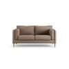 Habitat Newington Fabric 2 Seater Sofa - Biscuit - Ash Leg