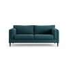 Habitat Newington Fabric 3 Seater Sofa - Teal - Dark Leg