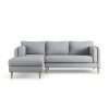 Habitat Newington Left Hand Corner Sofa - Grey - Ash Leg