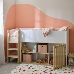 Habitat Norah Storage Mid sleeper Bed & Mattress - White