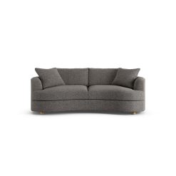 Habitat Sacha Fabric 3 Seater Sofa - Charcoal - Ash Leg