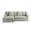 Habitat Swift Left Hand Corner Sofa - Sage Green - Dark Leg