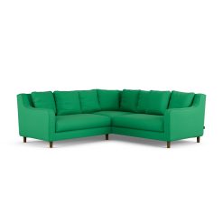 Habitat Swift Reversible Corner Sofa - Green - Dark Leg
