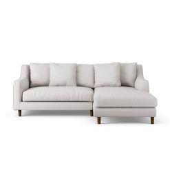 Habitat Swift Right Hand Corner Sofa - Natural - Dark Leg