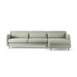 Habitat Turnmill Right Hand Corner Sofa - Sage Green