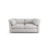 Habitat Wynn Fabric 2 Seater Sofa - Natural - Ash Leg
