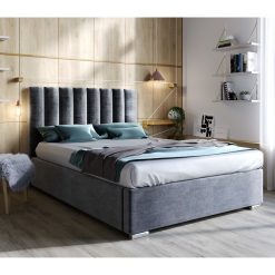 Jarious Boxspring Bed MOLLY with Slatted Frame and Storage Container