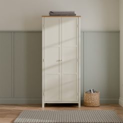 Julian Bowen Coxmoor 2 Door Wardrobe - Ivory