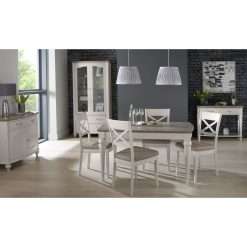 Moira Extendable Dining Set with 4 Chairs