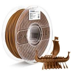 AMOLEN Walnut Wood Printing Filament 1.75mm PLA 3D Printer Filament 3D Printer Filament with Real Wood Fiber Wood Texture Filament,1KG