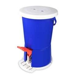 Foot-Operated Mini Washing Machine Portable Non-Electric Laundry Tub 2 In1 Dormitory Counter Top Manual Washer Pedal Washing Machine for Camping Dorms Apartments Travel