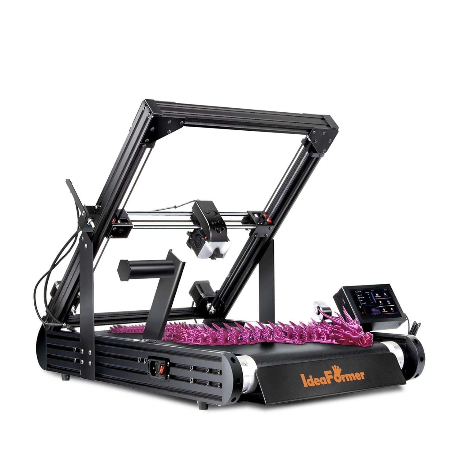 Official IdeaFormer-3D IR3 V2 Conveyor Belt 3D Printer, 250×250×∞mm Infinite Z Metal Belt Printer High Precision for Long & Batch Printing with Auto Leveling Max 400mm/s Speed...