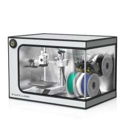 TOPCUBE 3D Printer Enclosure for Bambu Lab A1 Mini Combo, Large Transparent Window Enclosure with LED Light, Fireproof Dustproof Noise Reduction Constant Temperature 3D Printer...