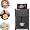 WLTOYS Coffee Printer Automatic 3d Latte Machine One-Touch Operation DIY Printing Photo printer On Food like Cake Bread Coffee with 1*Brown Cartridges