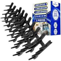 2 Pieces Dish Holder with Rubber Spikes 175x80x30 mm for the Dishwasher Upper Basket with Original Code 138018410/9 1380184109 138018400/0 1380184000 for AEG for Electrolux -...