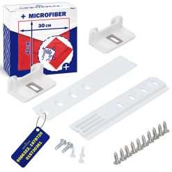 2 Set Integrated Fridge Door Sliders with Original Code 9086322 9086084 9086111 for Liebherr 1878720 1878730 for Miele and 015730361 for Smeg - Kit Includes a Microfibre Cloth...