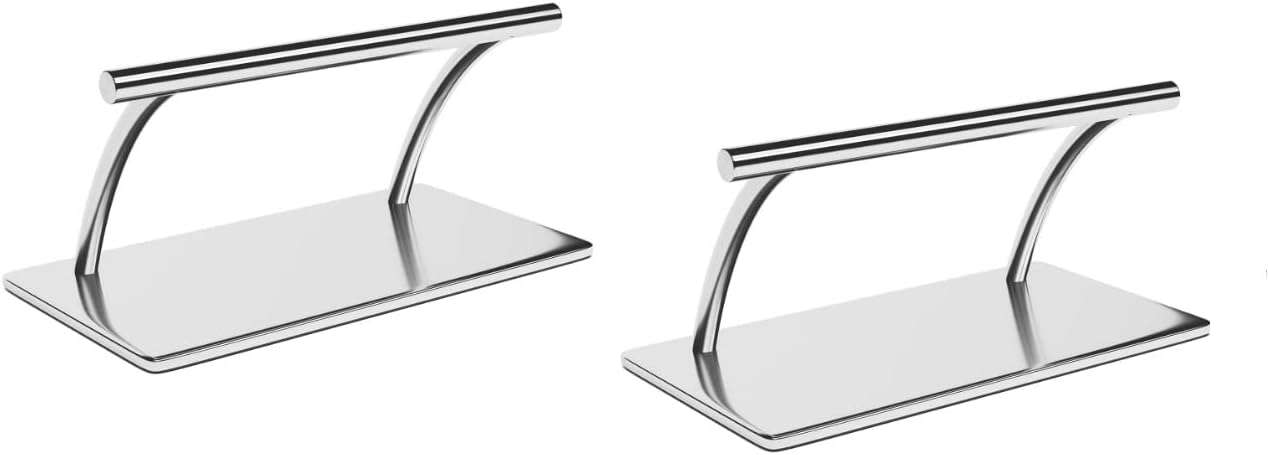 2 x Salon Chair Footrest Stainless Steel Foot Rest for Beauty Industry, Stainless Steel Footrest Barbers Hairdressing Chair Salon Equipment Foot Rest