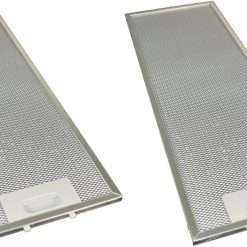 2 x Universal Cooker Hood Metal Grease Filter 177mm x 533mm