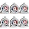 6Pcs Refrigerator Thermometer -30â„ƒï½ž30â„ƒ/-20â„‰ï½ž80â„‰ Stainless Steel Fridge Thermometer Large Dial Refrigerator Thermometer Digital