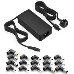 90W Universal Laptop Charger UK AC Power Adapter Replacement for HP Dell Lenovo Acer ASUS Samsung Toshiba Sony IBM Fujitsu Gateway Notebook Ultrabook Chromebook Power Supply...