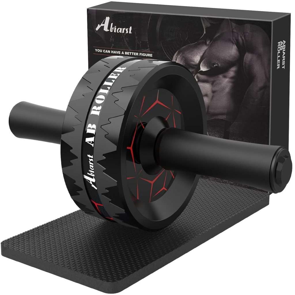 Abiarst Ab Roller Wheel, Abs Workout Equipment for Abdominal & Core ...