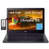 acer Chromebook 311 11.6" HD Laptop, Intel Celeron N4500 Processor, 4GB LPDDR4X RAM, 224GB Storage (64GB eMMC+160GB Docking Station Set), Intel UHD Graphics, Wi-Fi 5, Chrome OS,...