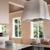 Airforce F164 50cm Island Lamp Cooker Hood with Integra System - Steel