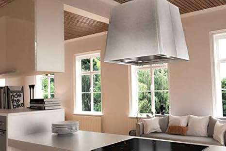 Airforce F164 50cm Island Lamp Cooker Hood with Integra System - Steel