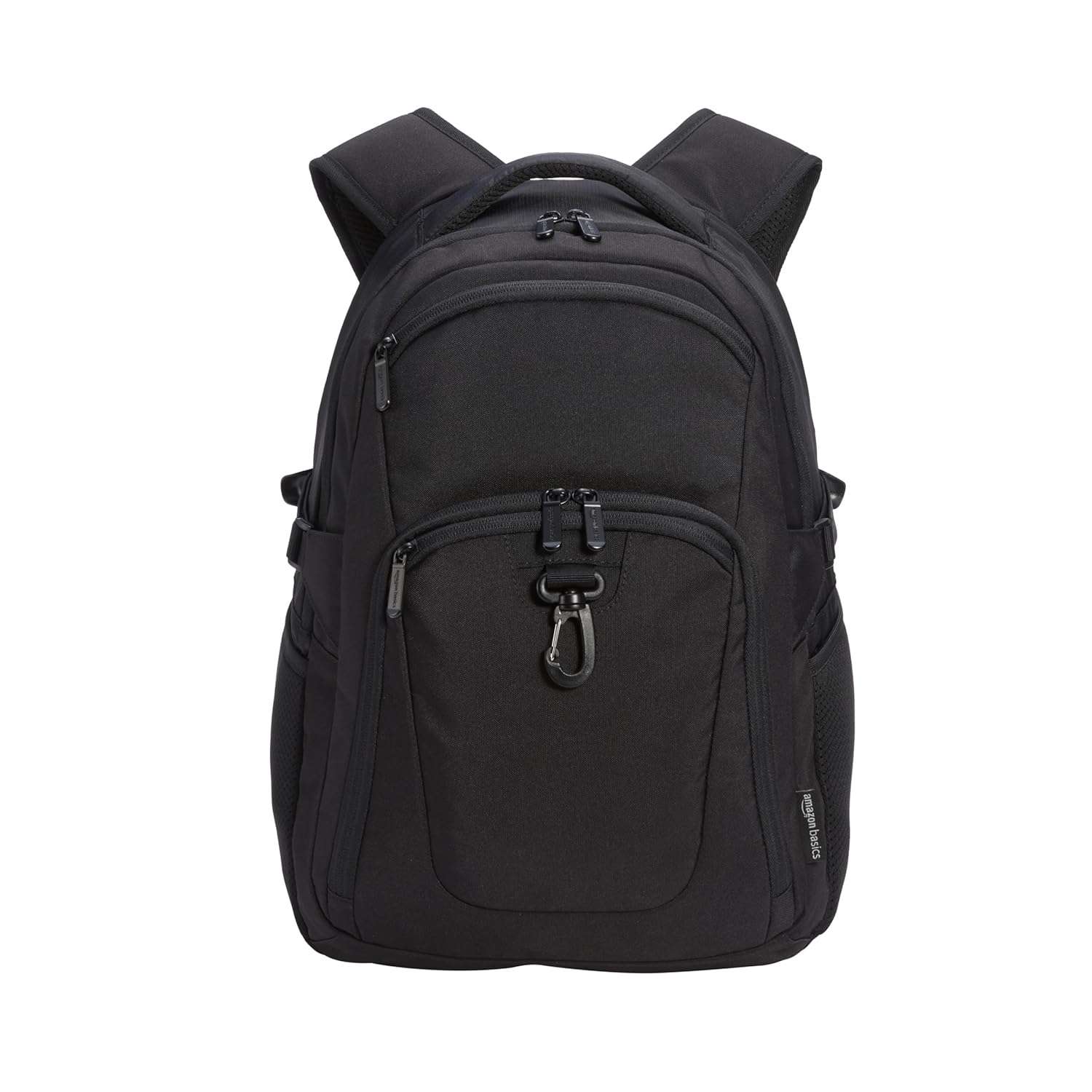 Amazon Basics Travel Laptop Backpack for 15.6 in / 38.1 cm Laptop, Black
