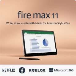 Amazon Fire Max 11 tablet (newest gen) and Stylus Pen, handwrite notes or doodle ideas anywhere, 128 GB, Grey, with Ads