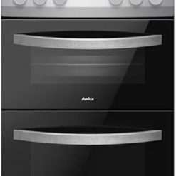 Amica 50cm Electric Cooker - Silver