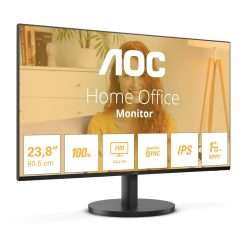 AOC 24B3HA2 - 24 Inch FHD monitor, IPS, 100Hz, 1ms, Ultra Narrow Boarder, FlickerFree, Adaptive Sync (1920 x 1080 250 cd/m HDMI 1.4 / DP 1.4)