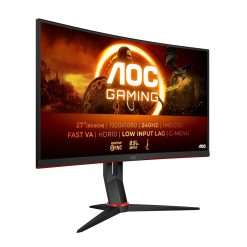 AOC gaming C27G4ZXE - 27 Inch Curved FHD Monitor, 280Hz, 0.3ms, Fast VA, HDR10, Esports base, low Input Lag, FreeSync (1920 x 1080,300 cd/m2, HDMI 2.0 / DP 1.2)