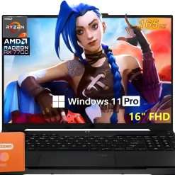 ASUS TUF A16 Gaming Laptop with Lifetime MS Office Pro, AMD Ryzen 7 7735 HS (Up to 4.75 GHz), Radeon RX7700S, 16" FHD 165 Hz, 64 GB DDR5, 4 TB SSD, RGB Backlit KB, Wi-Fi 6, Win...