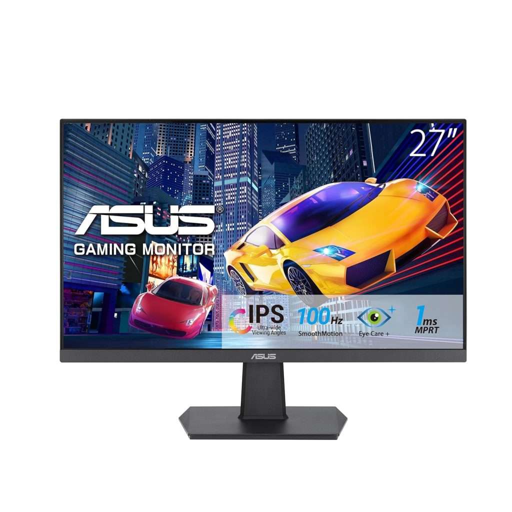 27 Inches Screen ASUS VA27EHF Eye Care Gaming Monitor – 27-inch, IPS, Full HD, Frameless ...