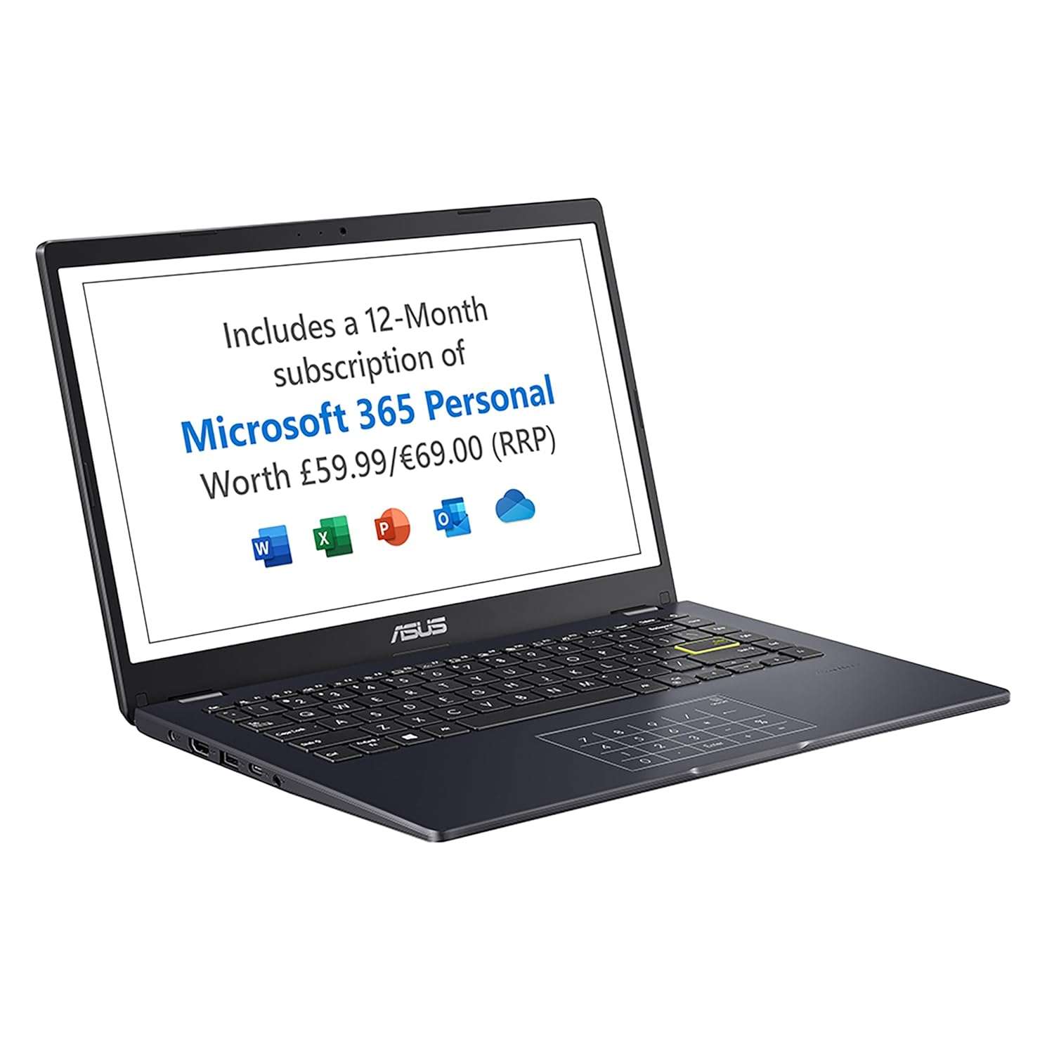Laptop ASUS X515MA cu procesor Intel® Celeron® N4020 pana la 2.80 GHz