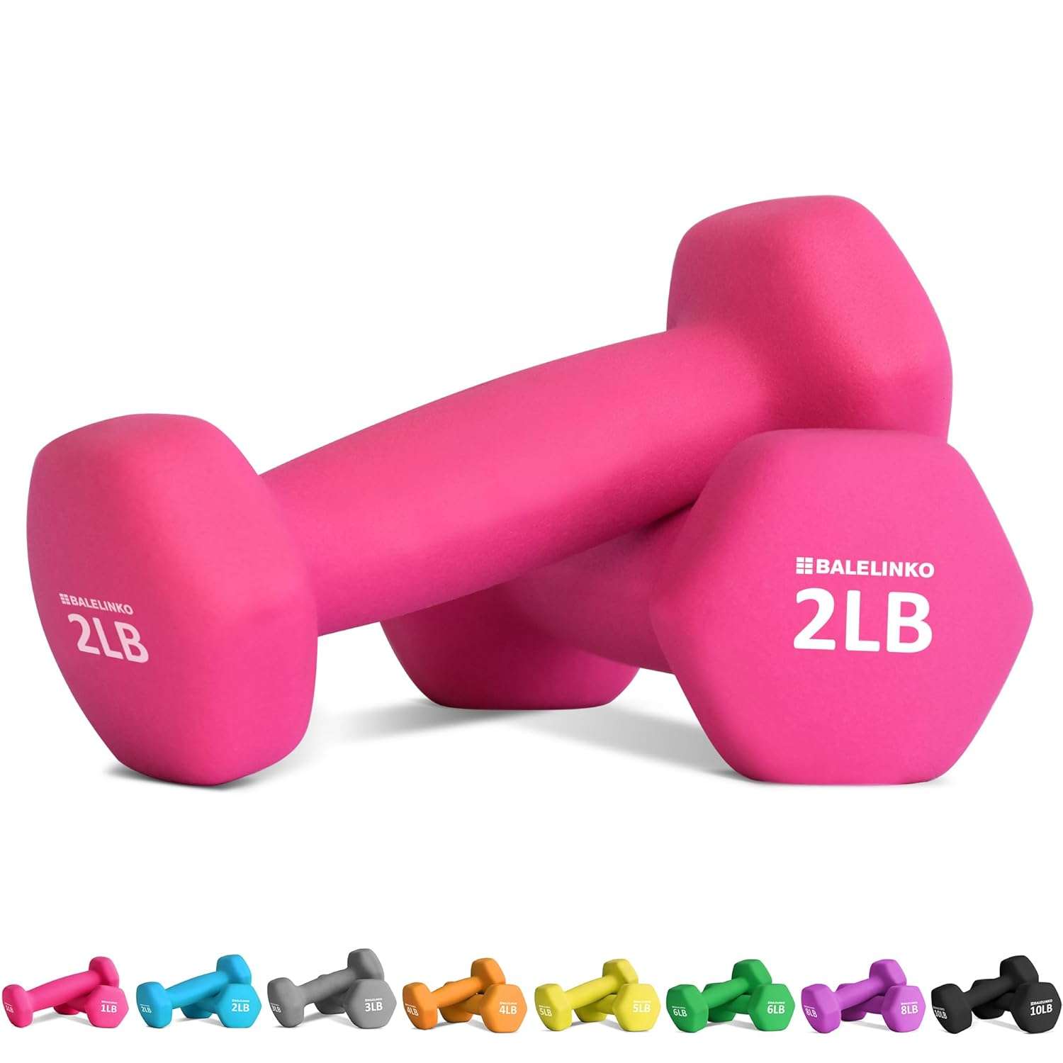 Balelinko Home Gym Equipment Workouts Strength Training Weight Loss Pilates Weights Yoga Sets Weights for Women, Men, Seniors and Youth