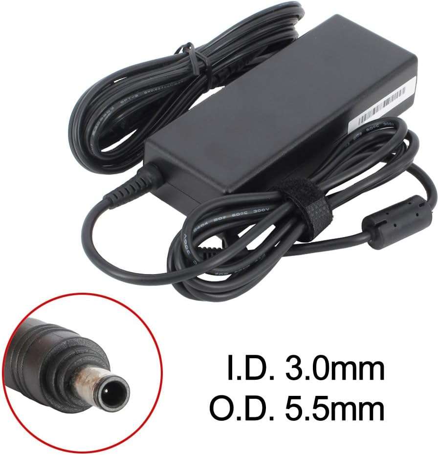 BattPit 90W Laptop Charger for Samsung NP270E5G NP350E7C NP350V5C NP600B5BH NP-RV510 NP-RV511 NP-RV520 R519 R530 R540 R560 R730 R780 BA44-00215AAD-8019 AA-PA1N90W/E with UK...