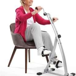 BI-PEDALER Exercise bike for home, gym equipment, Folding exercise Bike, foot pedal exerciser, indoor bike training, improve mobility and blood circulation